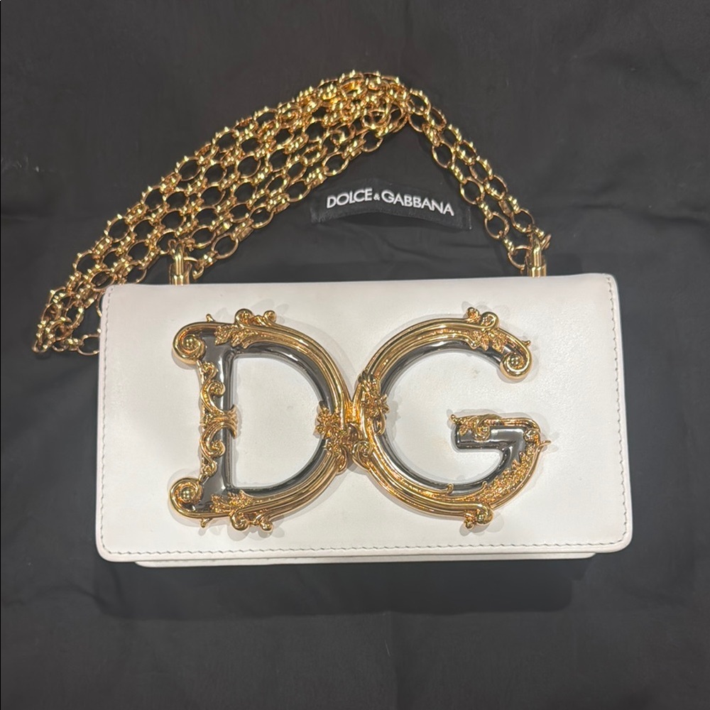 Dolce & Gabbana White and Gold Women's Bag
